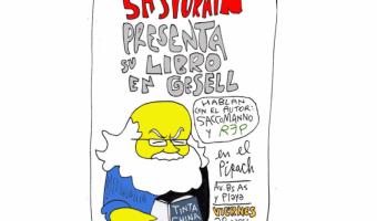 EL FAMOSO ESCRITOR ARGENTINO JUAN SASTURAIN, PRESENTAR SU LIBRO 